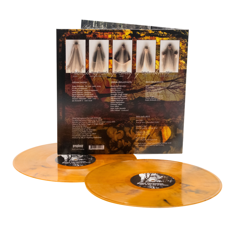 Green Carnation - Light of day, day of darkness Vinyl 2-LP Gatefold  |  Orange/Black Marble