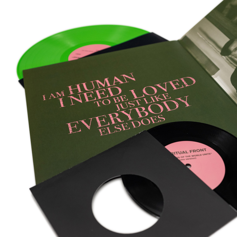 Spiritual Front - The Queen Is Not Dead Vinyl Gatefold LP + 7"  |  Light Green
