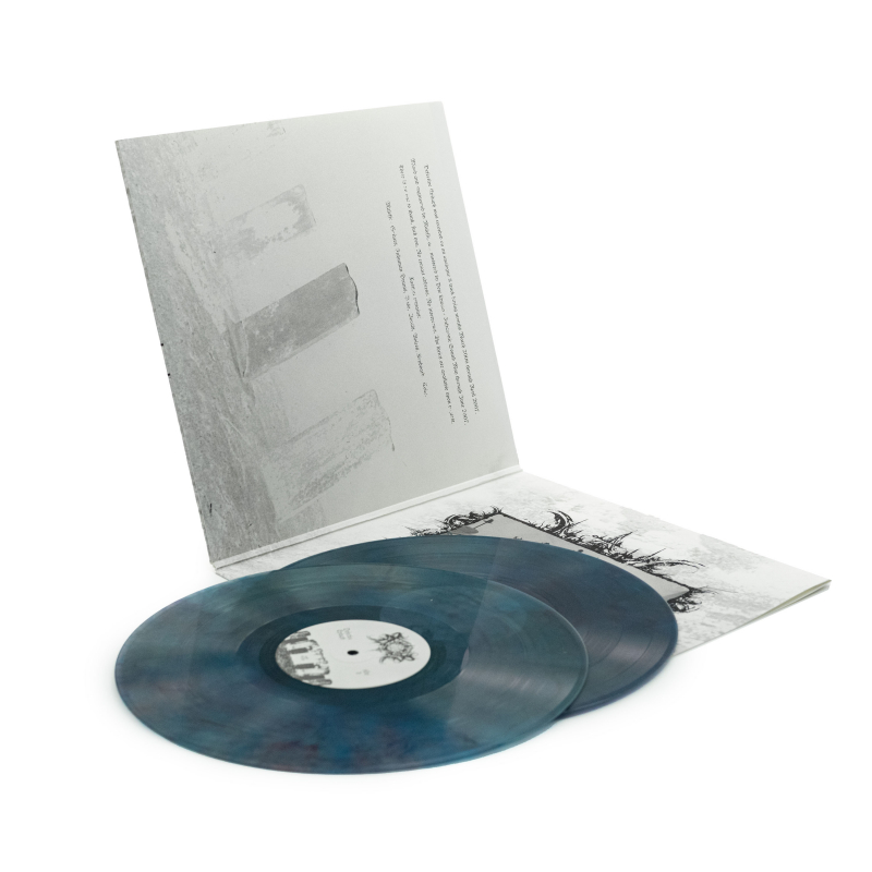 Xasthur - Defective Epitaph Vinyl 2-LP Gatefold  |  Clear, red & blue mixed