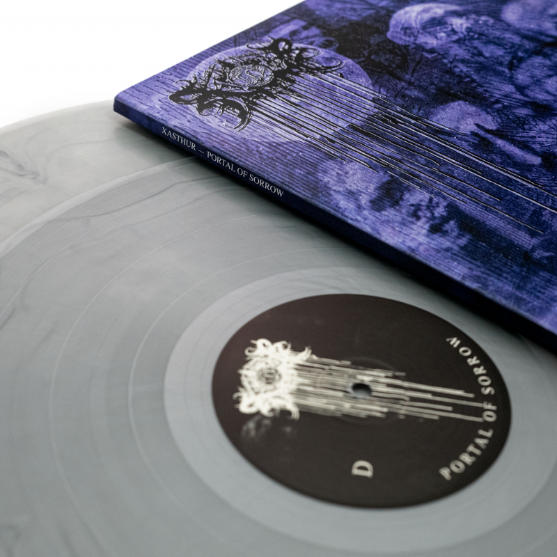 Xasthur - Portal Of Sorrow Vinyl 2-LP Gatefold  |  Crystal Clear with Silver