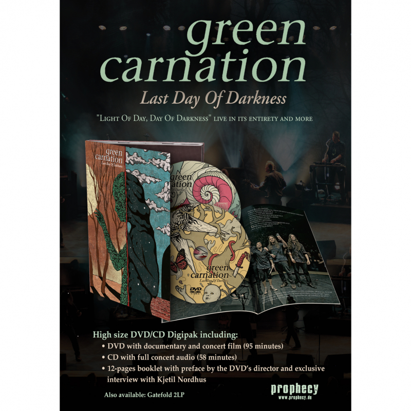 Green Carnation - Last Day Of Darkness DVD+CD Digipak 