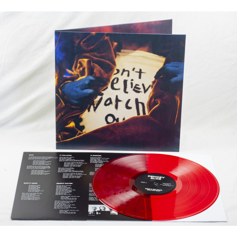 Pencey Sloe - Don’t Believe, Watch Out Vinyl Gatefold LP  |  Red