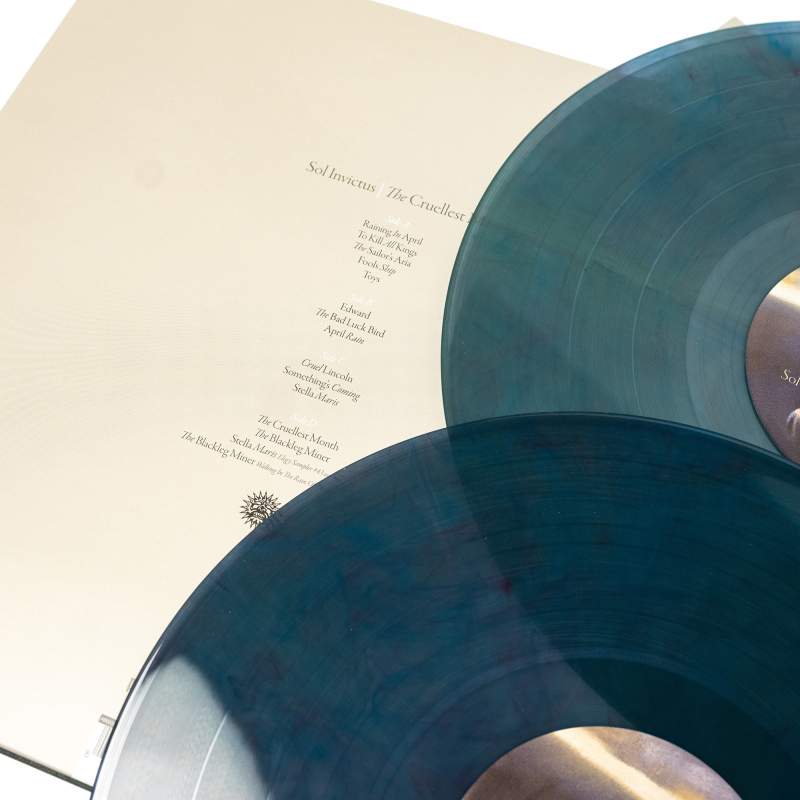 Sol Invictus - The Cruellest Month Vinyl 2-LP Gatefold  |  Transparent/blue/violet marble