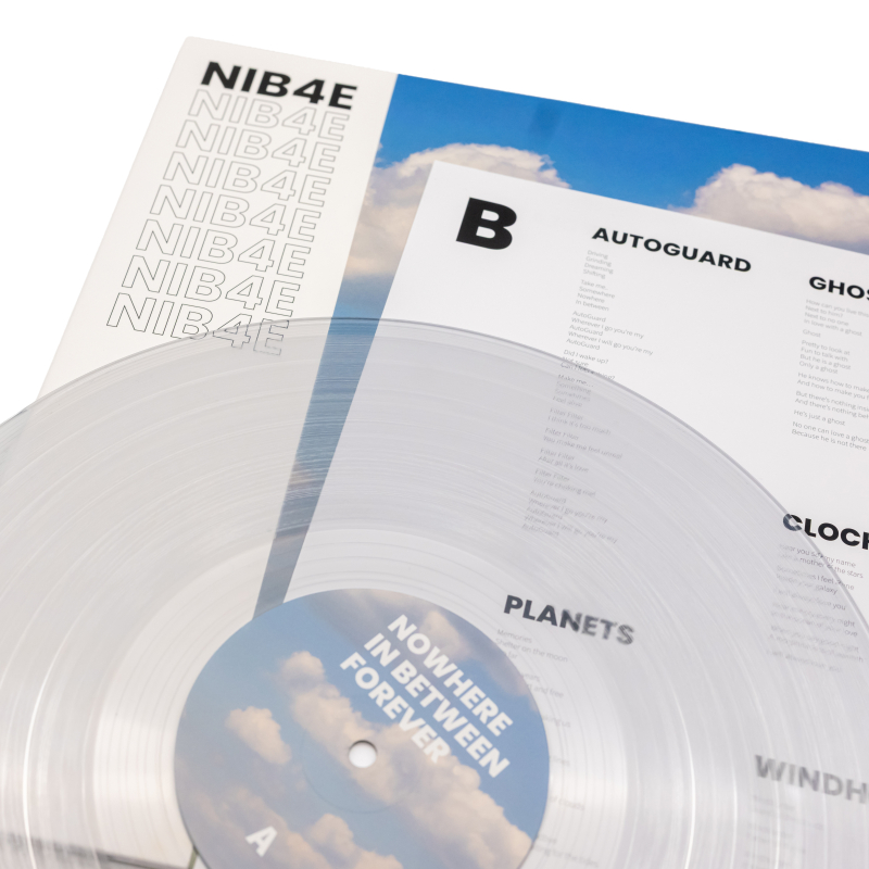 Lantlos - Nowhere In Between Forever Vinyl Gatefold LP  |  Crystal Clear