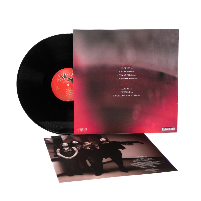 Amber Asylum - Ruby Red Vinyl LP  |  Black