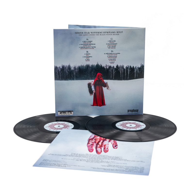 Dymna Lotva - Зямля Пад Чорнымі Крыламі: Кроў (The Land Under The Black Wings: Blood) Vinyl 2-LP Gatefold  |  Black