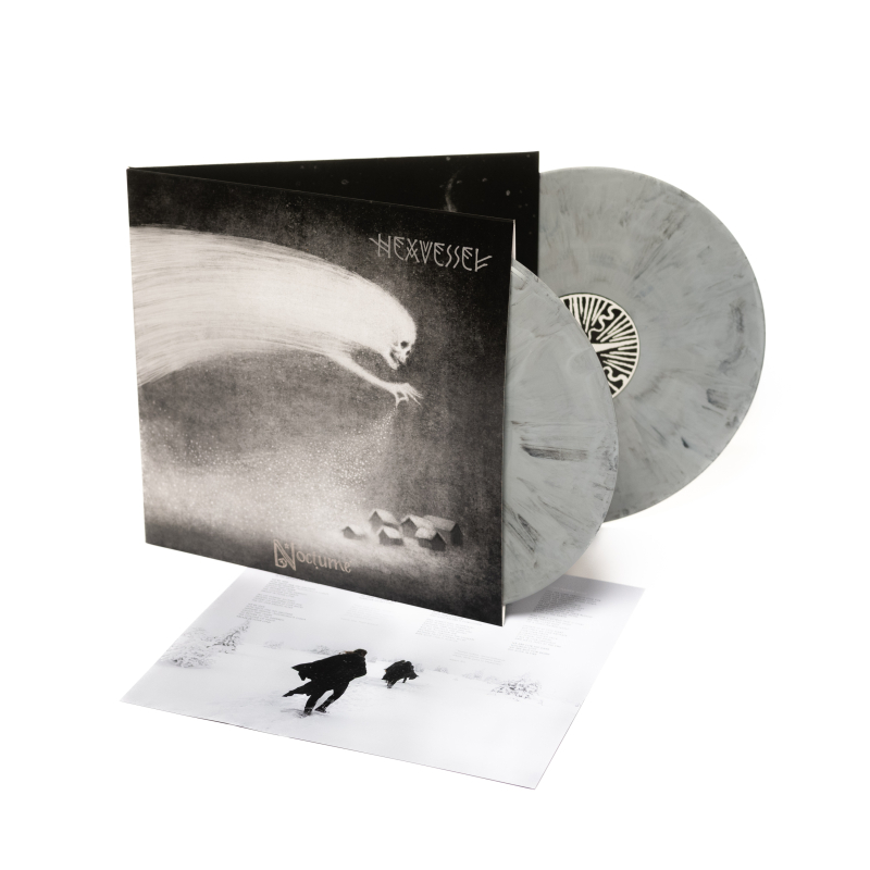Hexvessel - Nocturne Vinyl 2-LP Gatefold  |  Grey/Black Marble
