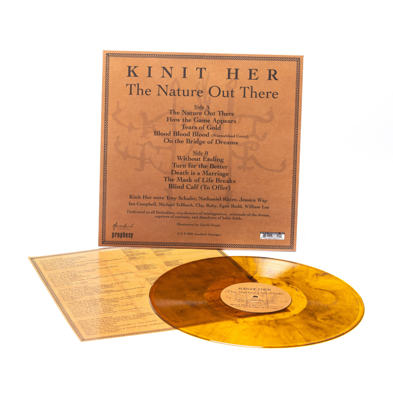 Kinit Her - The Nature Out There Vinyl LP  |  Amber/Black Marble