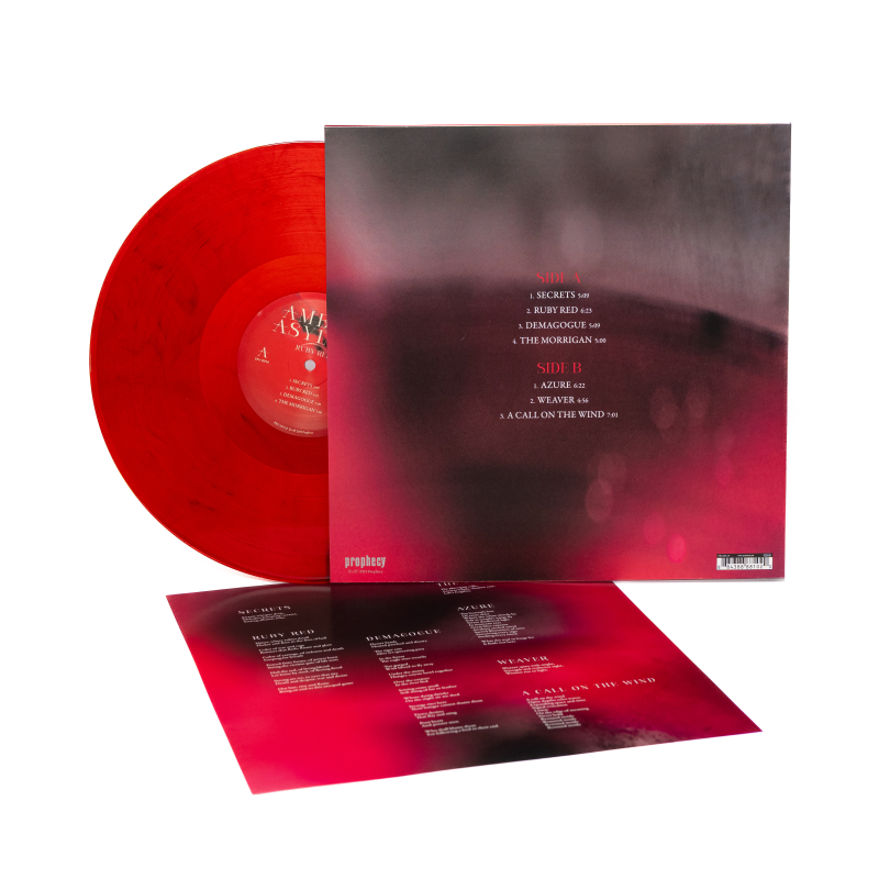 Amber Asylum - Ruby Red Vinyl LP  |  Red Transparent