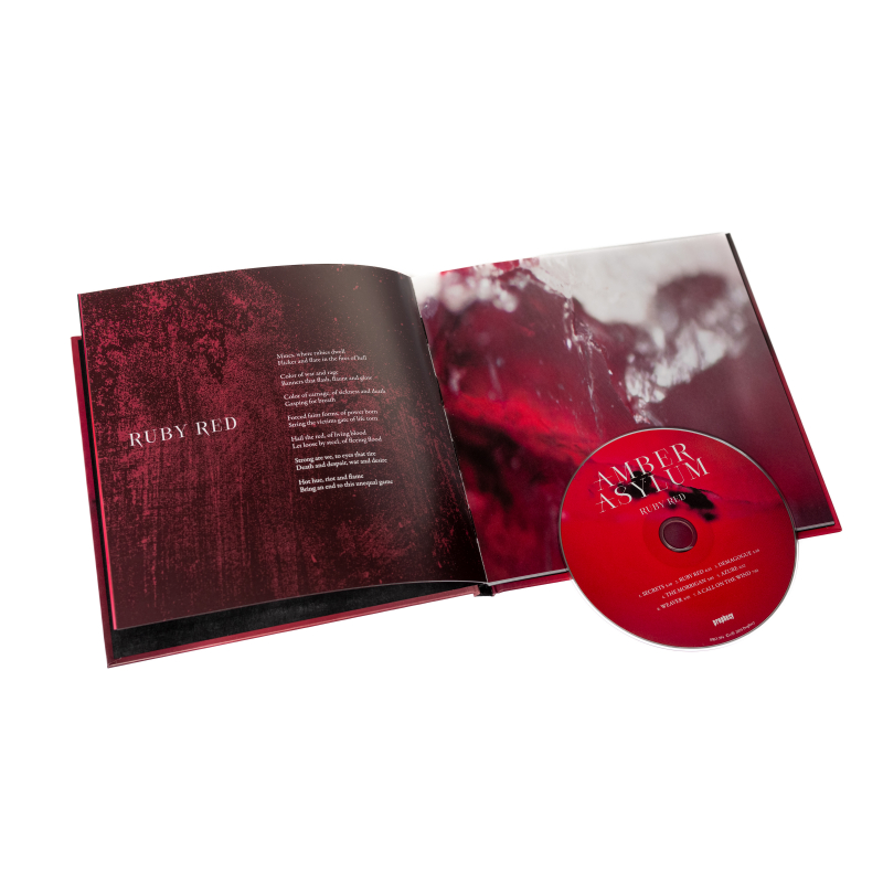 Amber Asylum - Ruby Red Book CD 